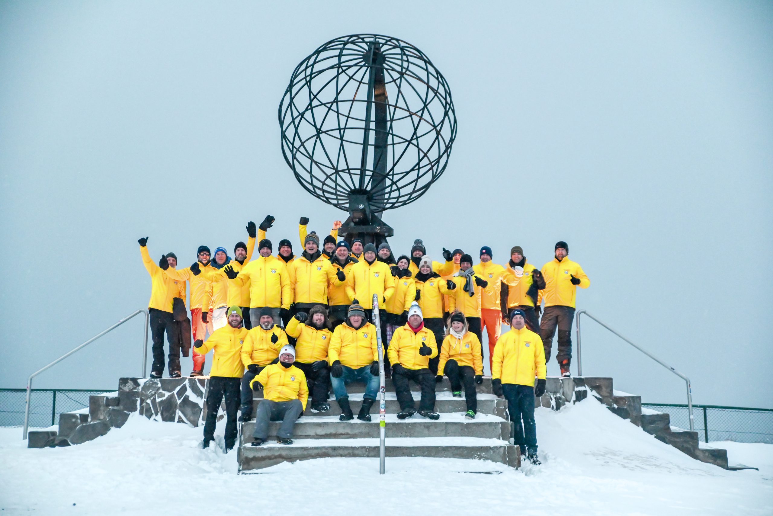 Expeditie Noordkaap, tijdens onze tourtocht in 2023 door Scandinavië.